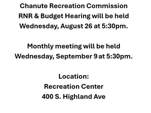 August/September Notice
