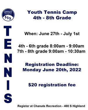 Youth Tennis Camp