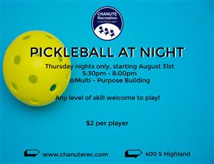 Pickleball @ Night